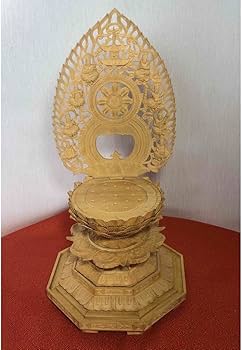 阿弥陀如来立像浄土宗、柘植材昔の手彫り品仏教仏像 阿弥陀如来立像浄土宗、柘植材昔の手彫り品仏教仏像
